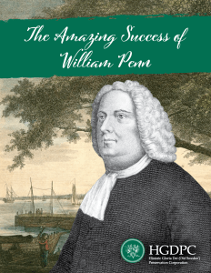 The Amazing Success of William Penn [Fall 2020]